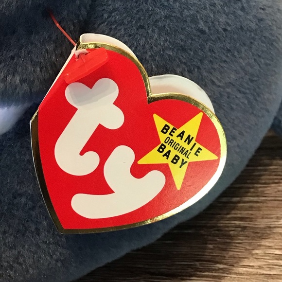 Ty Beanie Babies Echo the Dolphin Vinatge 1996 Retired Plush - Rare Tag Errors - Picture 7 of 12